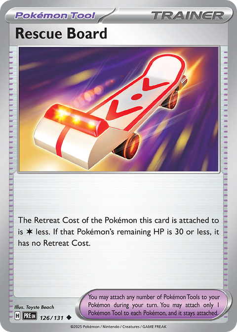 126 Rescue Board — Prismatic Evolutions — English