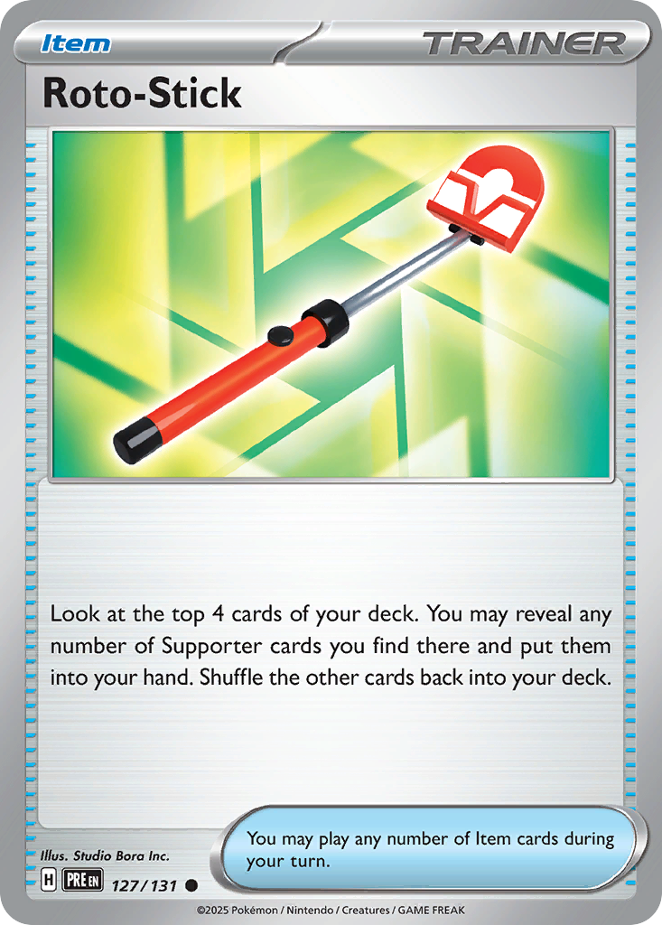 127 Roto-Stick — Prismatic Evolutions — English