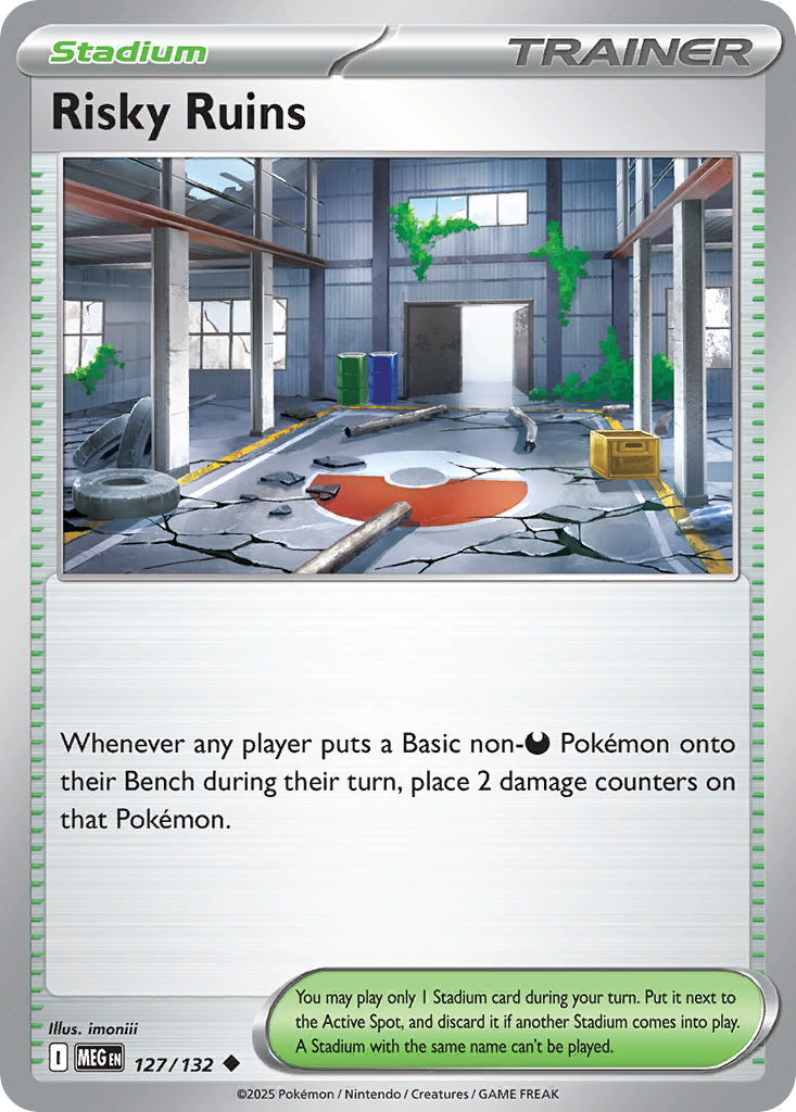 127 Risky Ruins — Mega Evolution — English