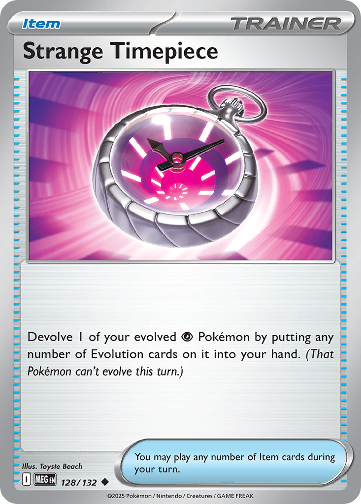 128 Strange Timepiece — Mega Evolution — English