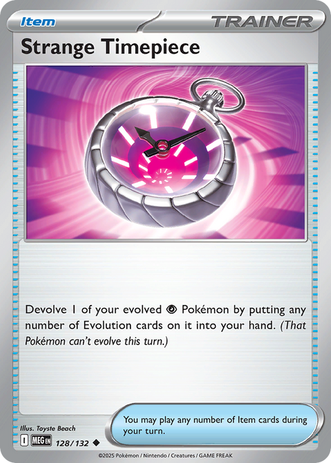 128 Strange Timepiece — Mega Evolution — English