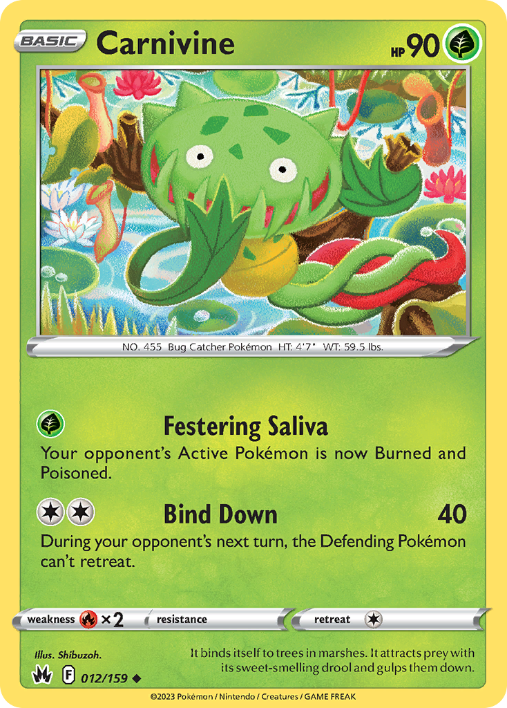 012 Carnivine — Crown Zenith — English