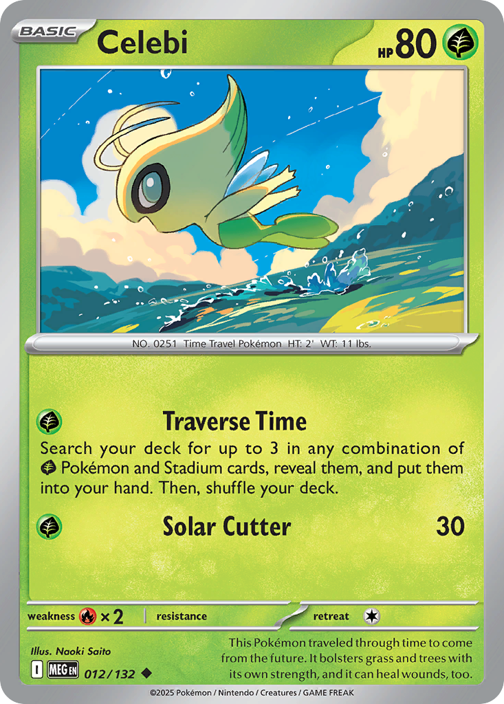 012 Celebi — Mega Evolution — English