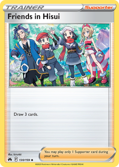 130 Friends in Hisui — Crown Zenith — English