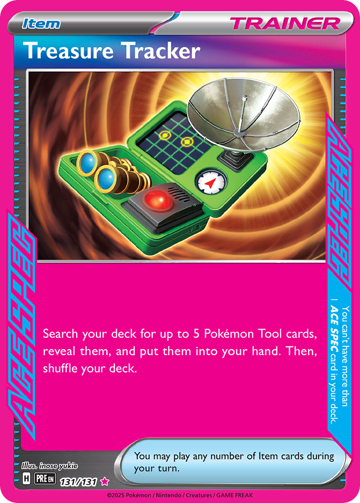131 Treasure Tracker — Prismatic Evolutions — English