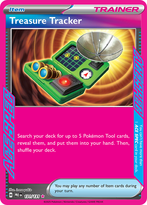 131 Treasure Tracker — Prismatic Evolutions — English