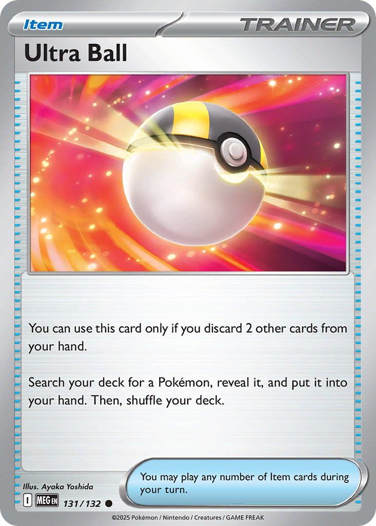 131 Ultra Ball — Mega Evolution — English