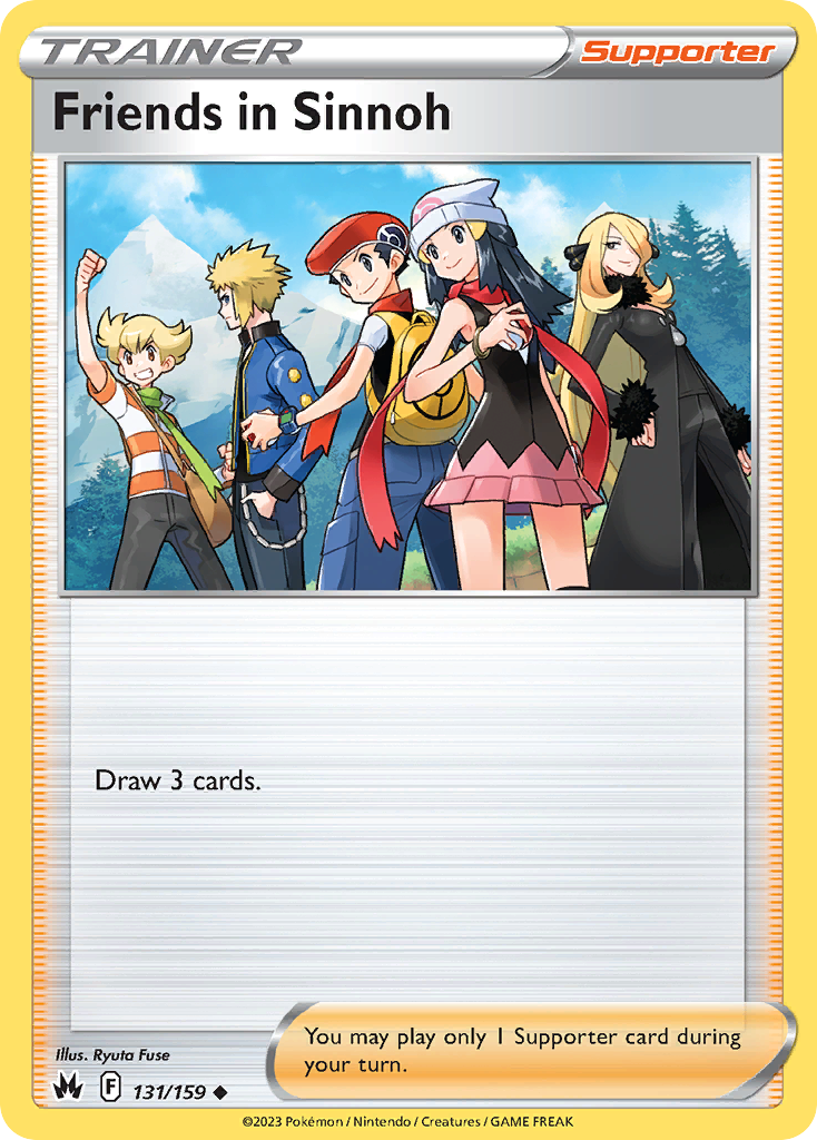 131 Friends in Sinnoh — Crown Zenith — English