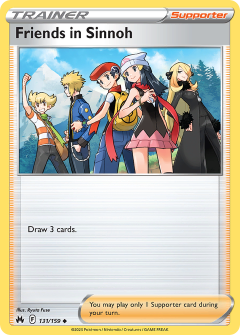 131 Friends in Sinnoh — Crown Zenith — English