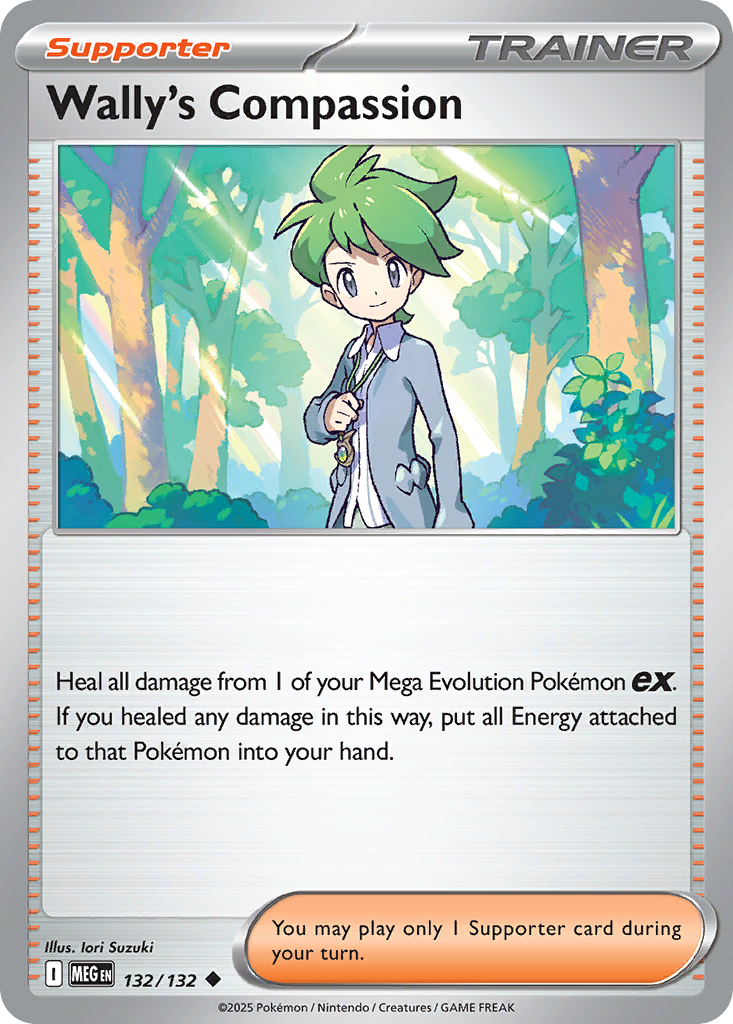 132 Wally's Compassion — Mega Evolution — English