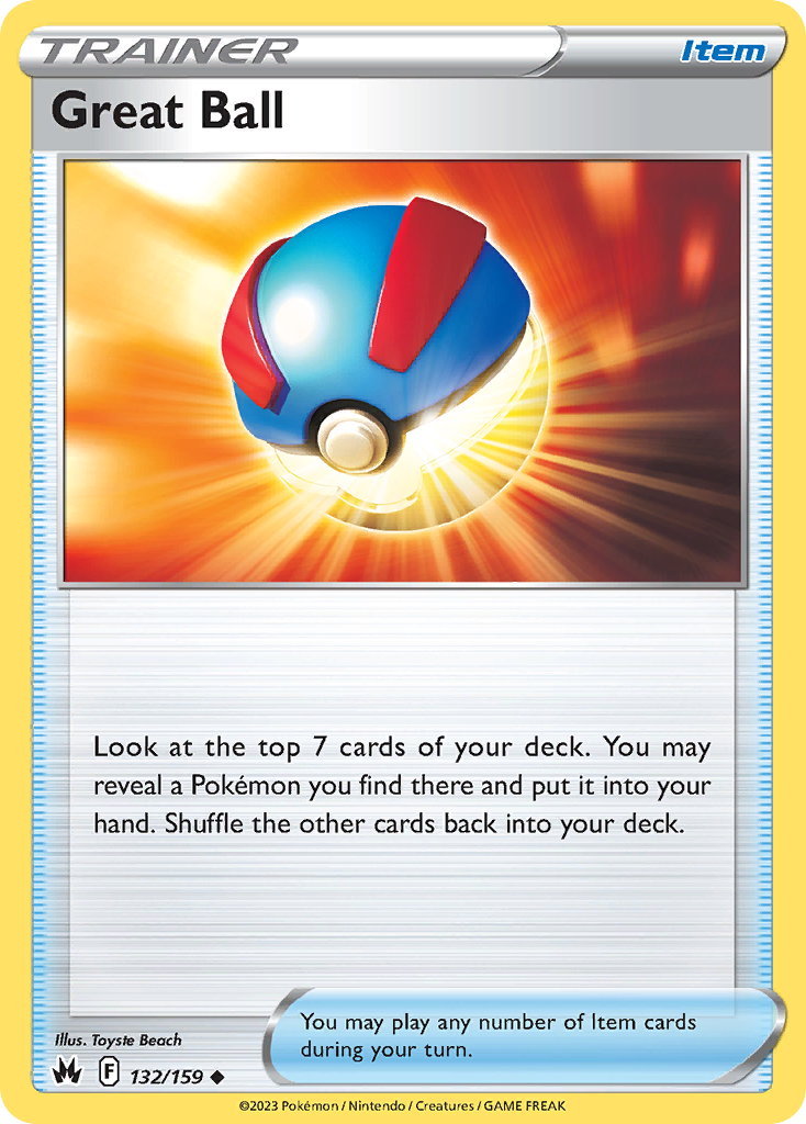 132 Great Ball — Crown Zenith — English