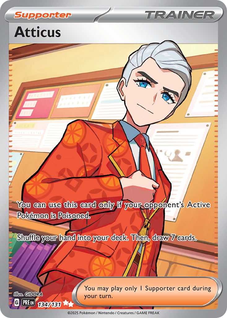 134 Atticus — Prismatic Evolutions — English