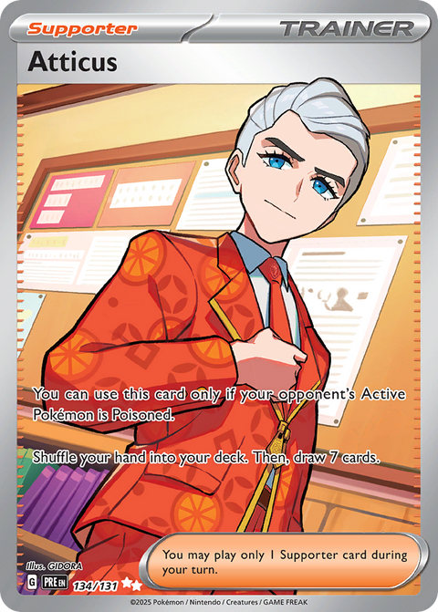 134 Atticus — Prismatic Evolutions — English