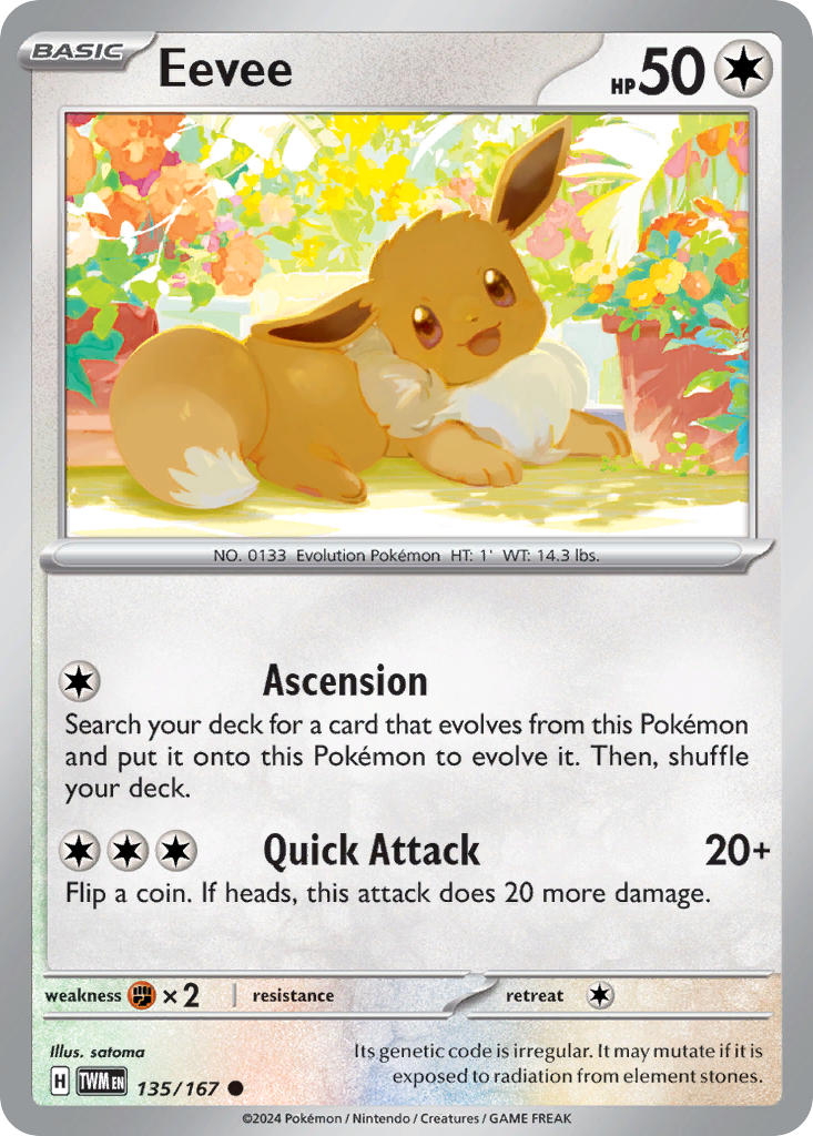 135 Eevee — Twilight Masquerade — English