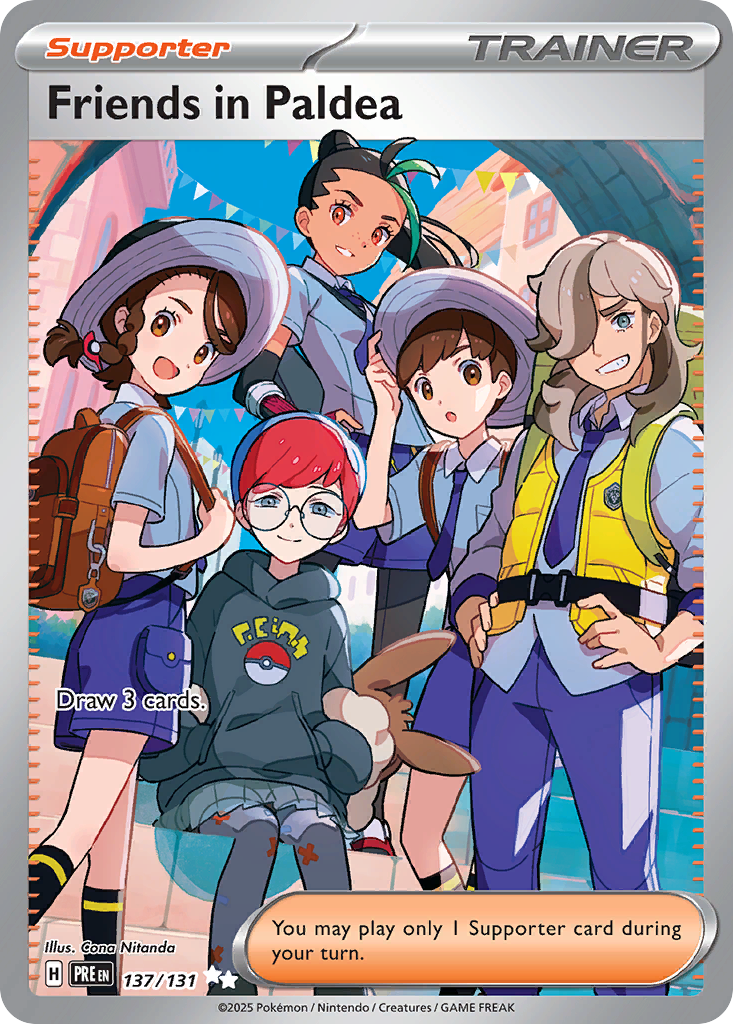 137 Friends in Paldea — Prismatic Evolutions — English