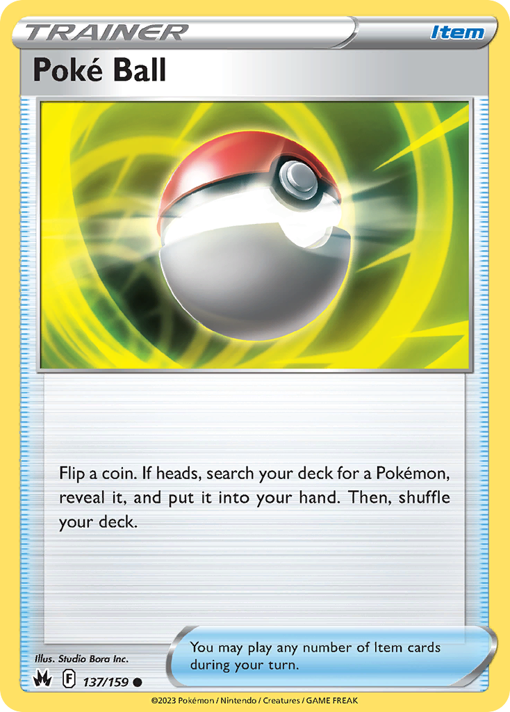 137 Poke Ball — Crown Zenith — English