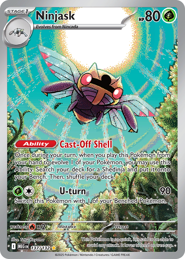 137 Ninjask — Mega Evolution — English