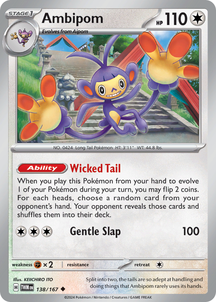 138 Ambipom — Twilight Masquerade — English