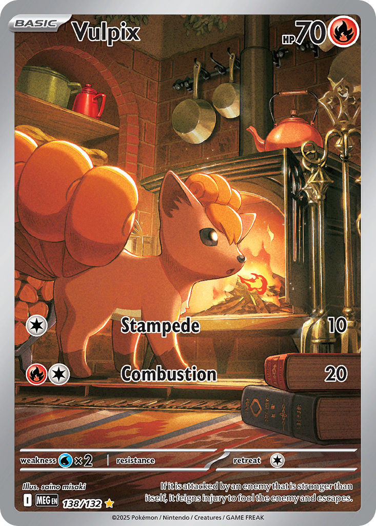 138 Vulpix — Mega Evolution — English