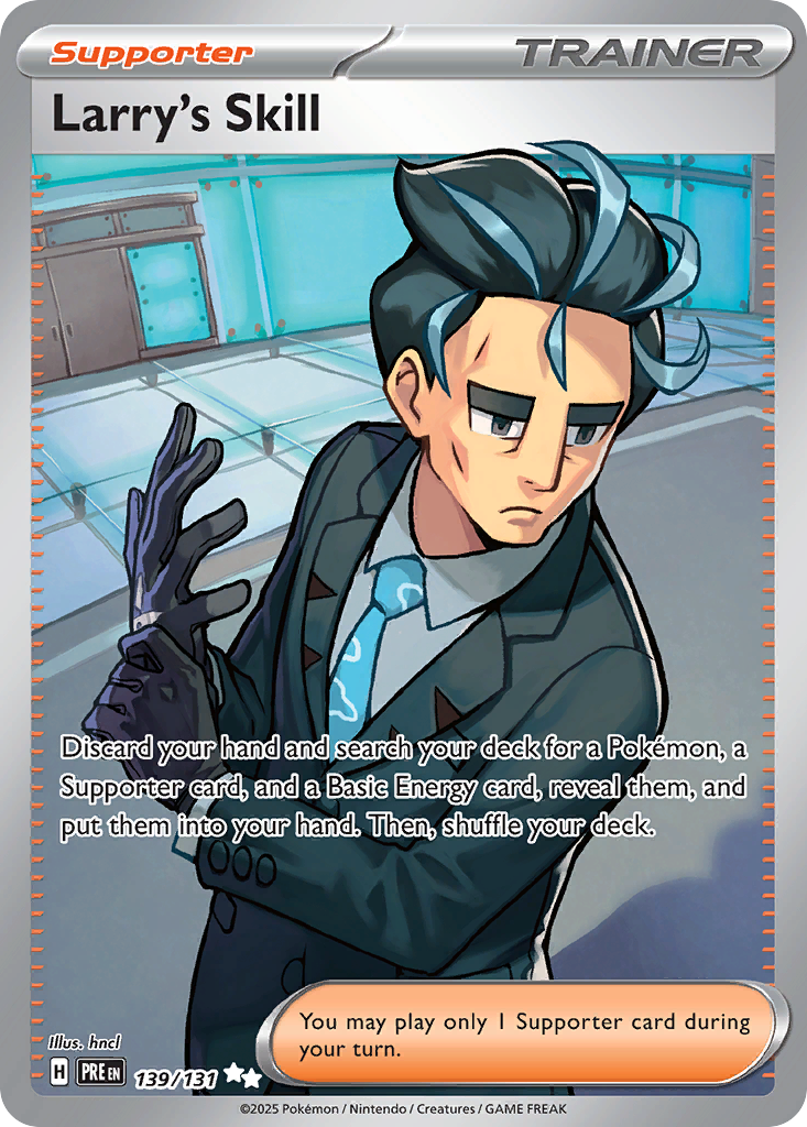 139 Larry's Skill — Prismatic Evolutions — English