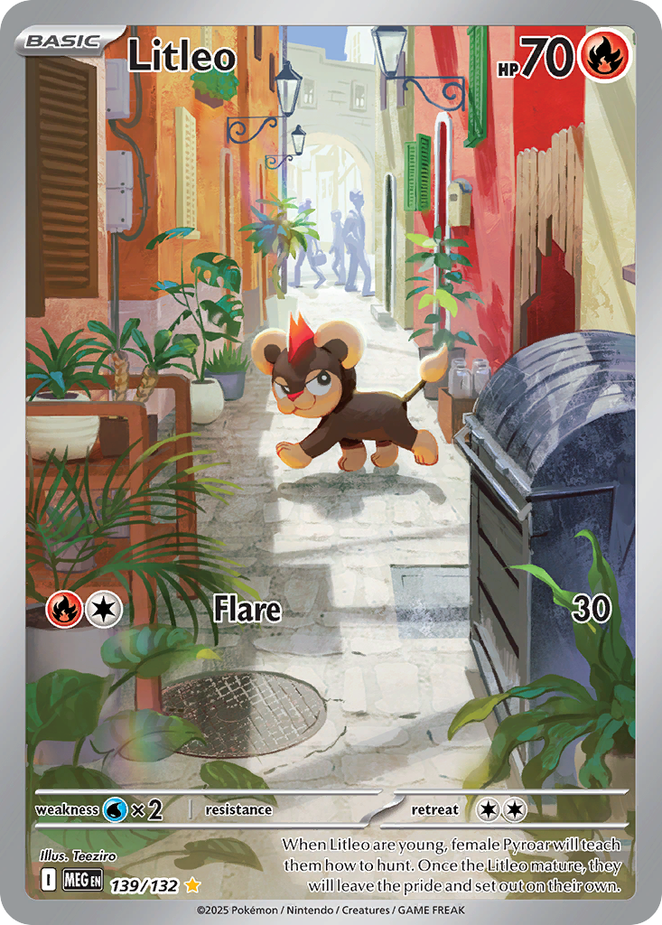 139 Litleo — Mega Evolution — English