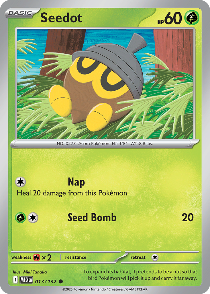 013 Seedot — Mega Evolution — English