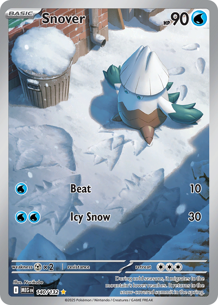 140 Snover — Mega Evolution — English