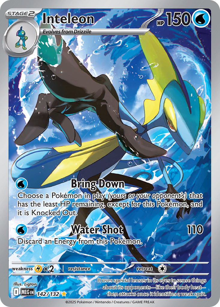 142 Inteleon — Mega Evolution — English