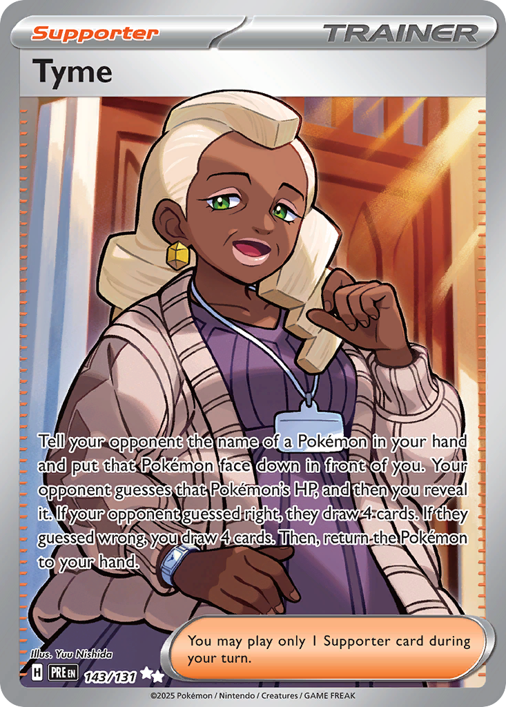 143 Tyme — Prismatic Evolutions — English