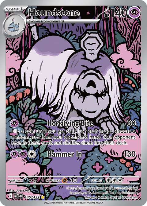 145 Houndstone — Mega Evolution — English