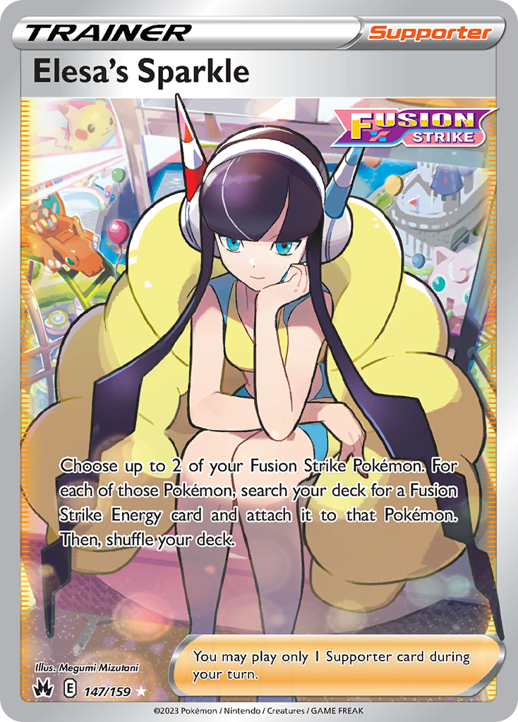 147 Elesa's Sparkle — Crown Zenith — English