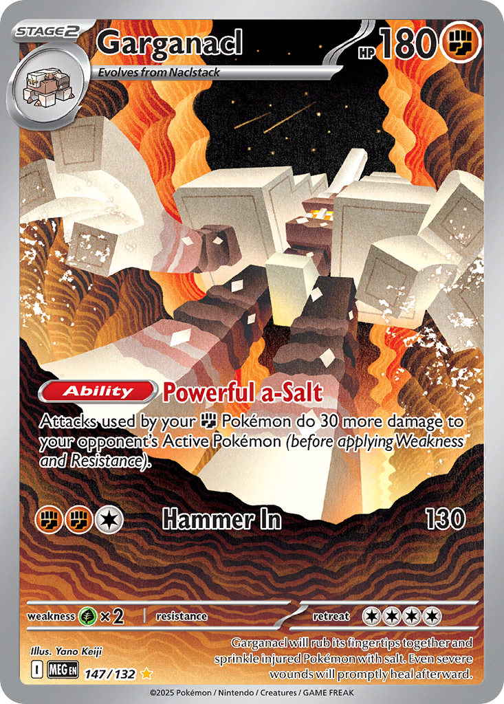 147 Garganacl — Mega Evolution — English