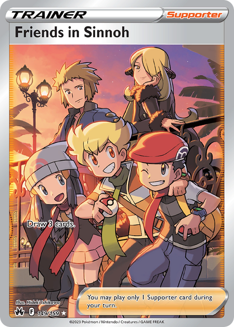 149 Friends in Sinnoh — Crown Zenith — English