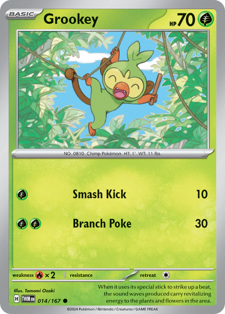 014 Grookey — Twilight Masquerade — English