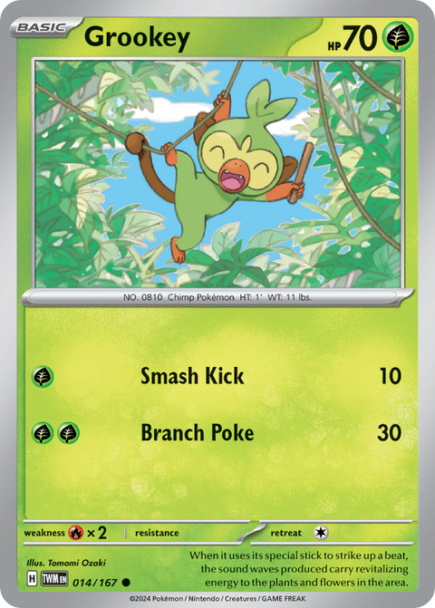 014 Grookey — Twilight Masquerade — English