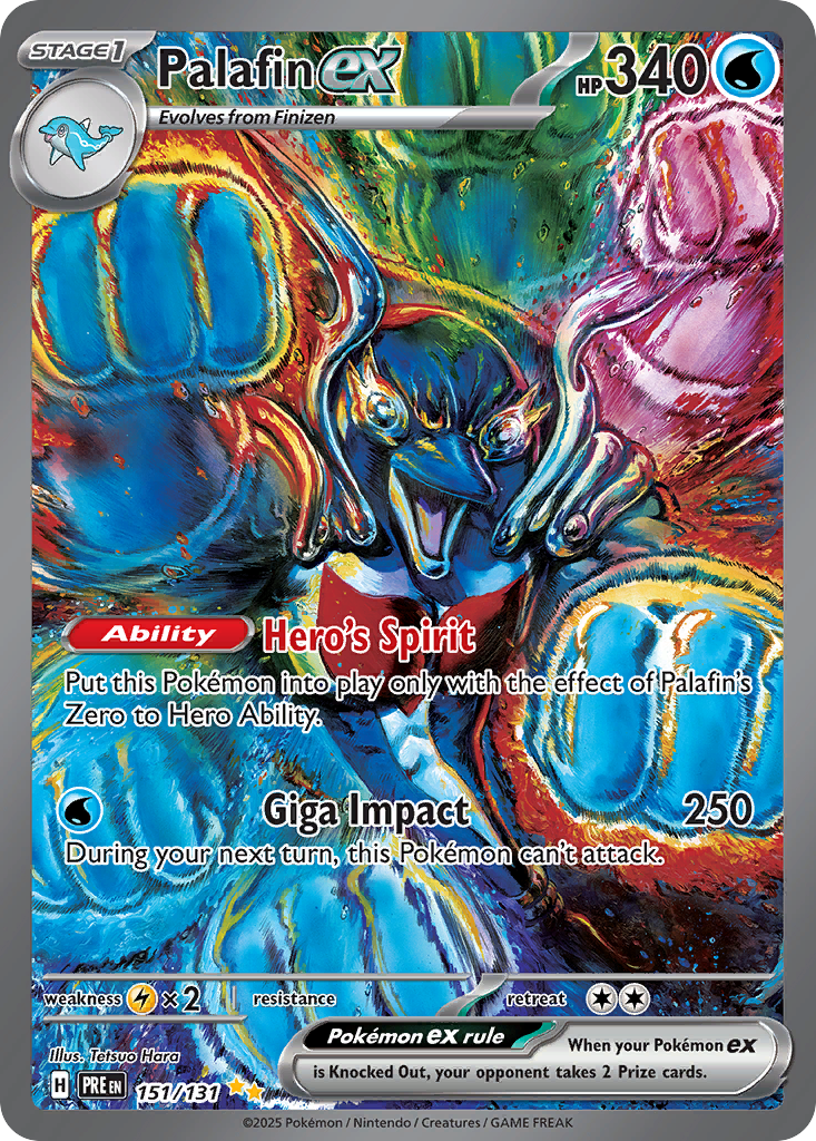 151 Palafin ex — Prismatic Evolutions — English