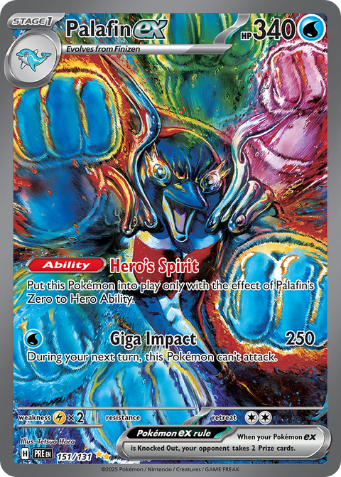 151 Palafin ex — Prismatic Evolutions — English