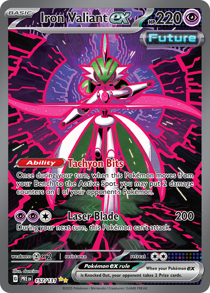 157 Iron Valiant ex — Prismatic Evolutions — English