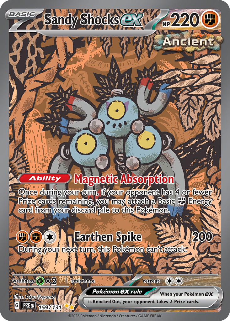 159 Sandy Shocks ex — Prismatic Evolutions — English