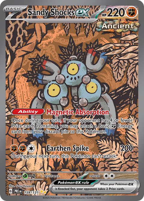 159 Sandy Shocks ex — Prismatic Evolutions — English