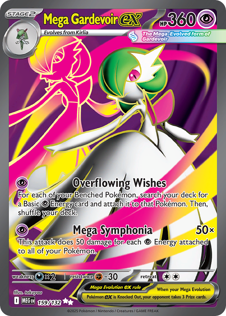 159 Mega Gardevoir ex — Mega Evolution — English