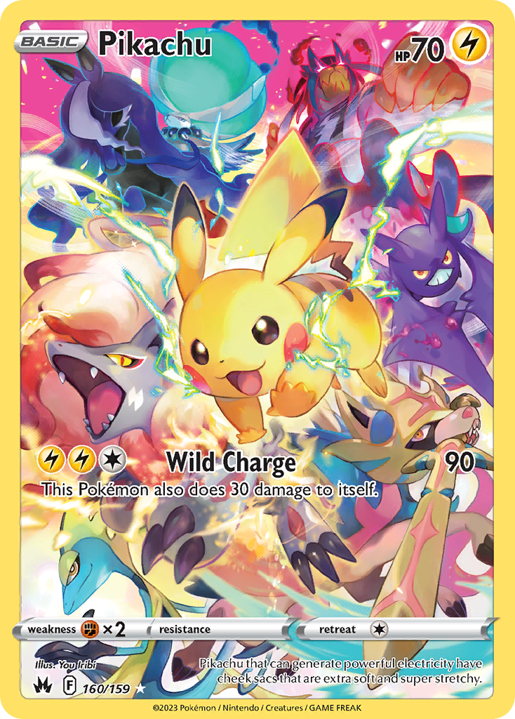 160 Pikachu — Crown Zenith — English