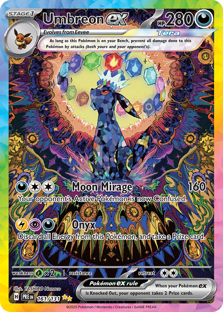 161 Umbreon ex — Prismatic Evolutions — English