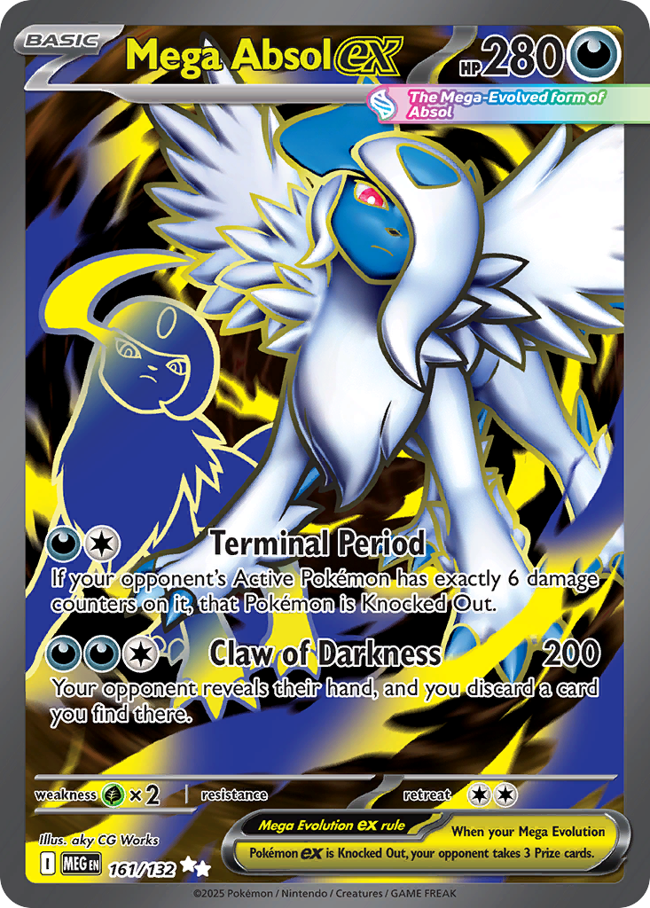 161 Mega Absol ex — Mega Evolution — English