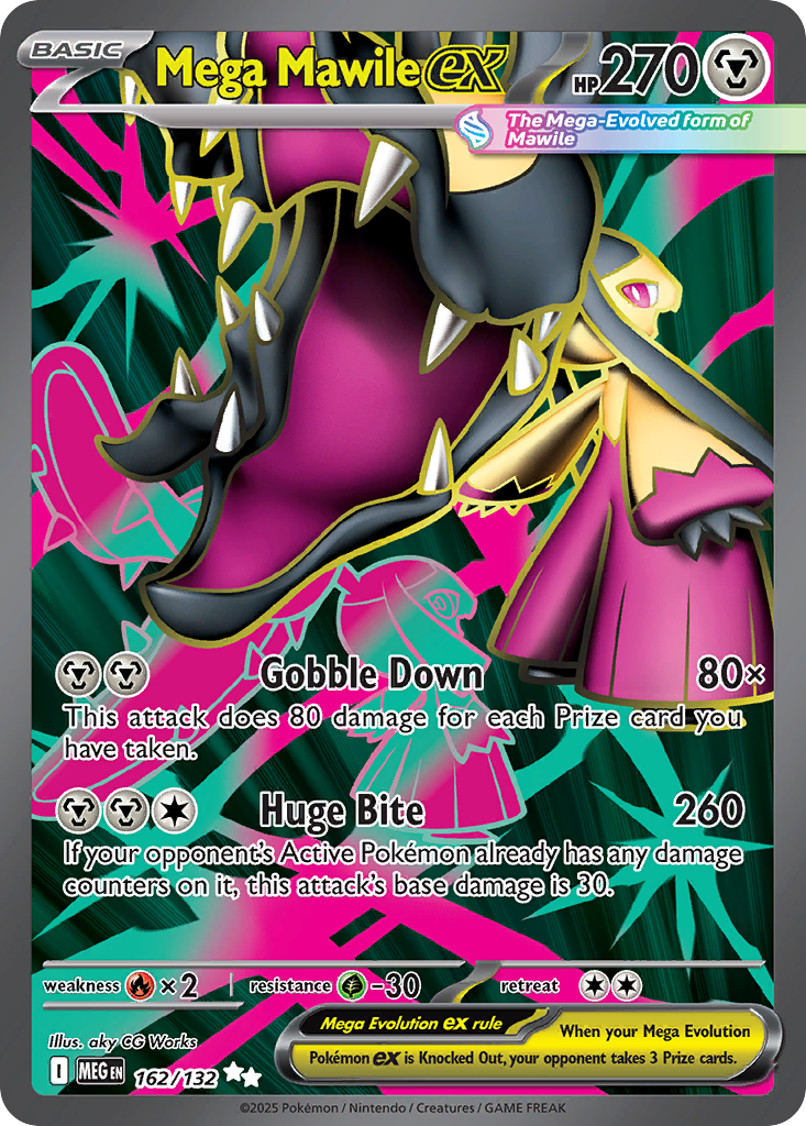 162 Mega Mawile ex — Mega Evolution — English