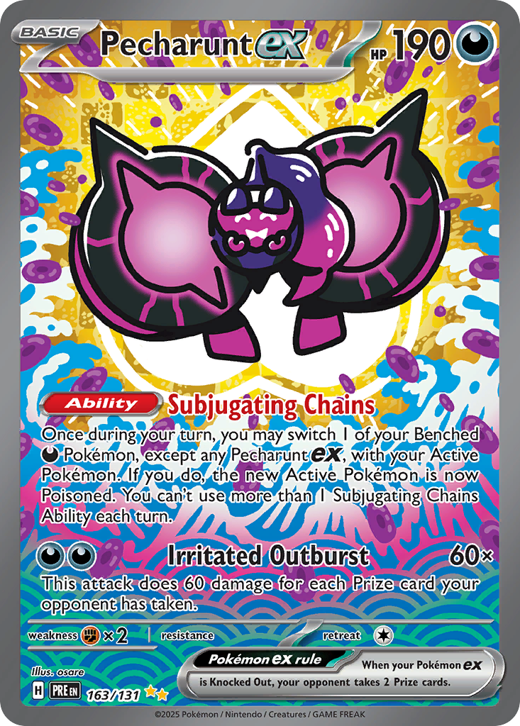163 Pecharunt ex — Prismatic Evolutions — English
