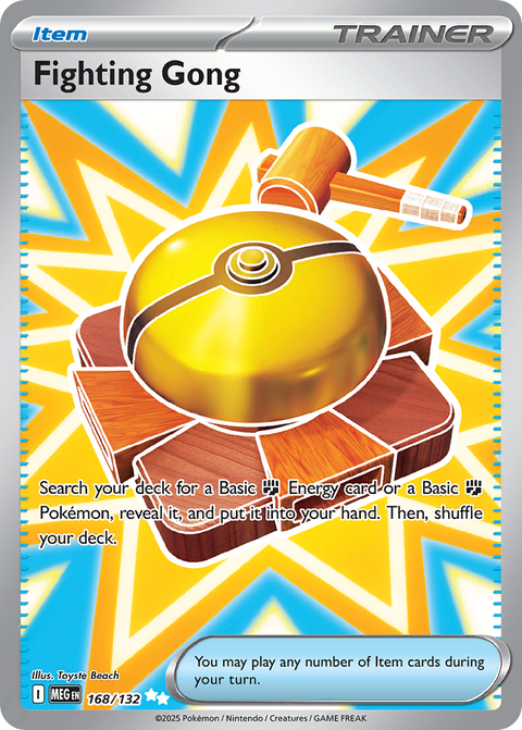 168 Fighting Gong — Mega Evolution — English