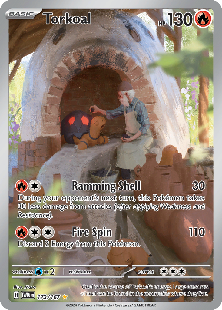 172 Torkoal — Twilight Masquerade — English