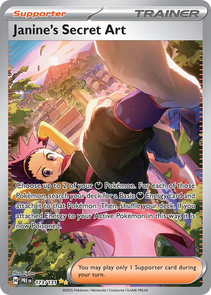 173 Janine's Secret Art — Prismatic Evolutions — English