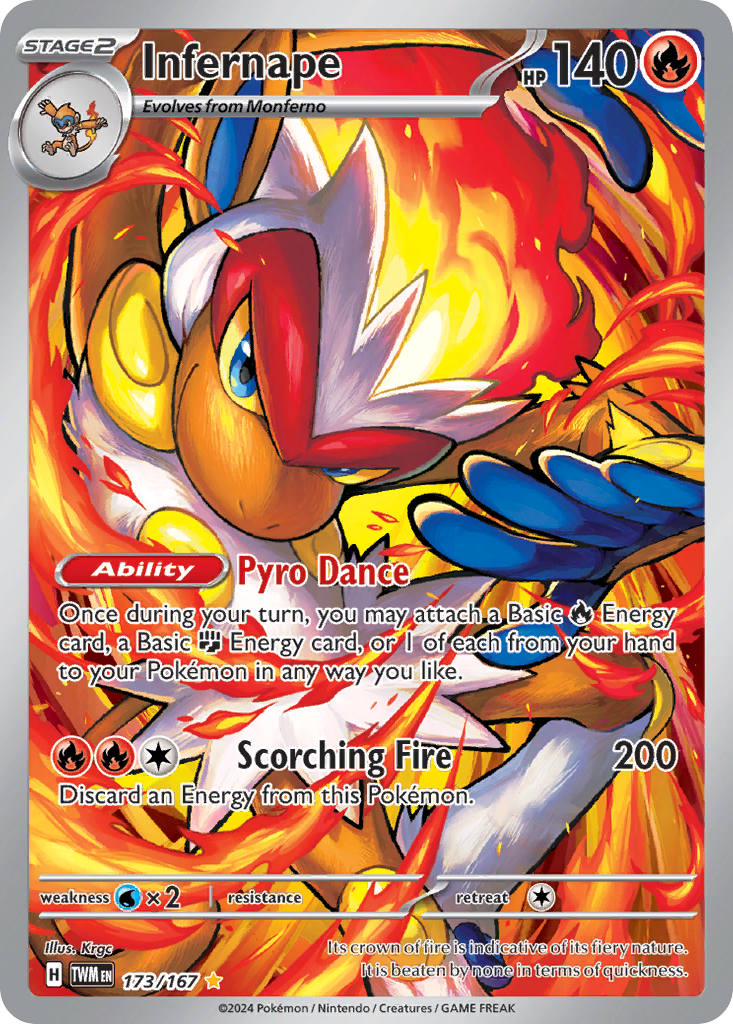 173 Infernape — Twilight Masquerade — English